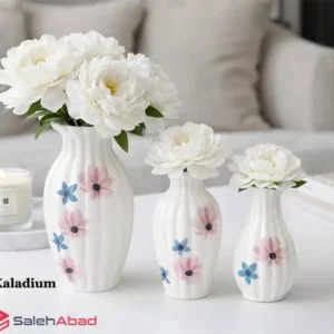 فروش عمده گلدان سرامیکی دکوری گلدار