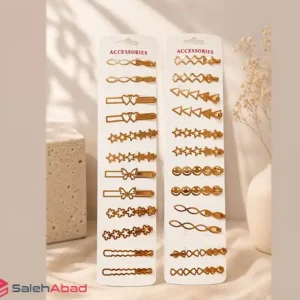 فروش عمده گیره انبری فلزی طلایی