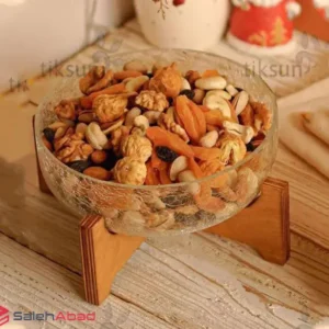 فروش عمده آجیل خوری آبگز گرد پایه چوبی