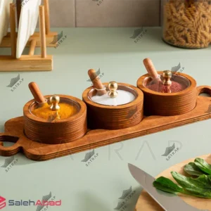 فروش عمده اردو خوری چوبی 3 خانه زیره دار