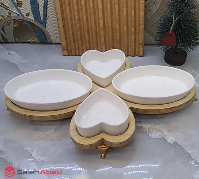 فروش عمده اردو خوری زیره چوبی 4 خانه