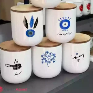 فروش عمده بانکه اسپند درب چوبی طرح دار