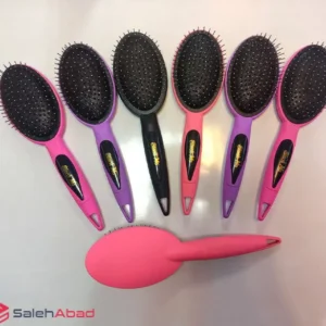 فروش عمده برس مو بیضی رنگی