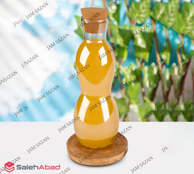 فروش عمده بطری شیشه ای درب چوبی بیتا