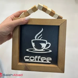 فروش عمده تابلو نشانگر چوبی طرح COFFEE
