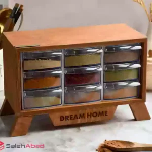 فروش عمده فایل ادویه جات کشویی 9 خانه