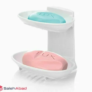 فروش عمده جا صابونی دو طبقه هوم کت نیلا