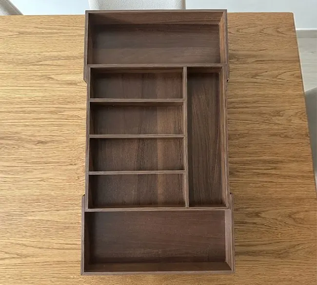 جا قاشقی رگلاژی ۷ خانه داخل کابینتی MDF