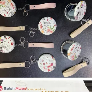 فروش عمده جاکلیدی آینه دار گرد فانتزی