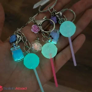 فروش عمده جاکلیدی طرح آبنبات شب تاب