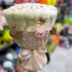 فروش عمده عروسک پولیشی دسته گل پوکت