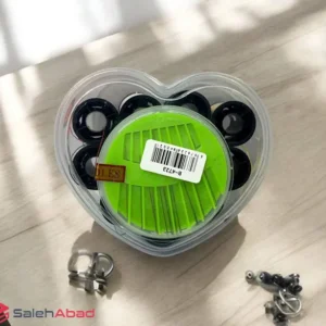 فروش عمده ست جعبه نخ و سوزن قلبی