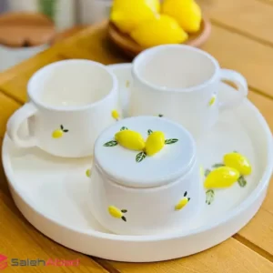 فروش عمده ست چای خوری دو نفره طرح لیمو
