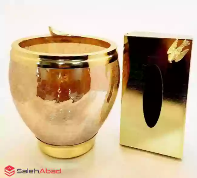 فروش عمده سطل و جا دستمال شیشه آبگز