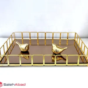 فروش عمده سینی کف آینه ای مدل مارال