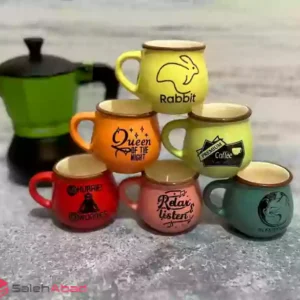 فروش عمده ماگ قهوه رجینال رنگی ۶ عددی