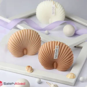 فروش عمده شمع دکوری صدف بادبزنی