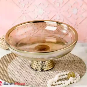 فروش عمده ظرف شیرینی شامپاینی پایه فلز