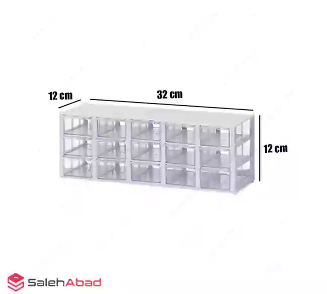 فروش عمده فایل پلاستیکی شفاف 15 کشو