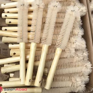 فروش عمده فرچه بطری شور دسته چوبی
