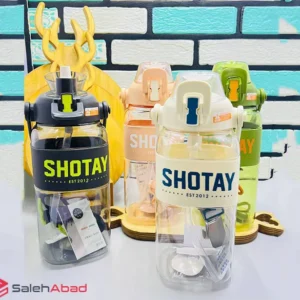 فروش عمده قمقمه آب مربع 1500 میل SHOTAY