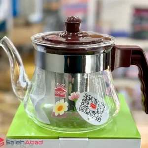 فروش عمده قوری پیرکس دسته بغل 1200 میل