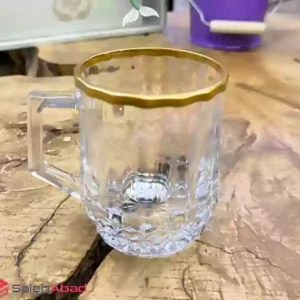 فروش عمده لیوان چای لب طلا مدل چلسی