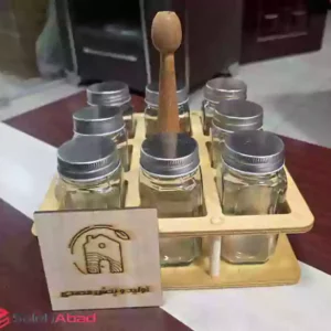 فروش عمده بانکه مکارتی استند چوبی 8 تایی