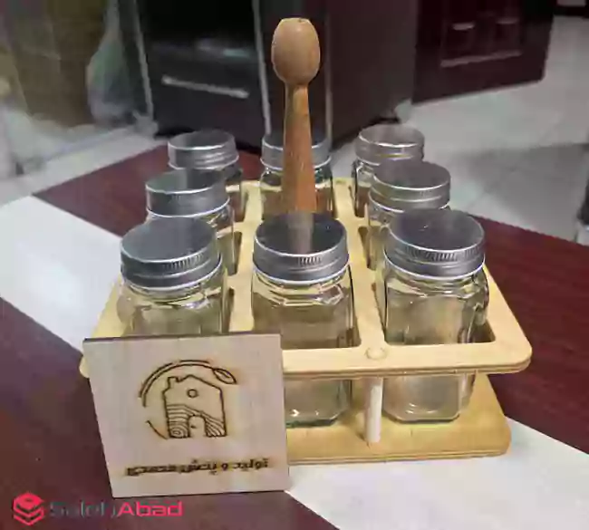 فروش عمده بانکه مکارتی استند چوبی 8 تایی