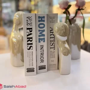 فروش عمده هولدر کتاب سرامیکی طرح آدمک