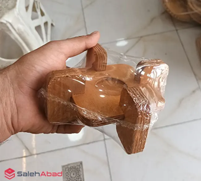 فروش عمده پایه وارمر قوری چوبی مربع