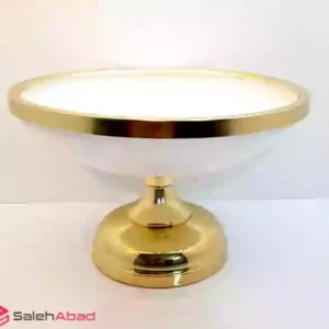 فروش عمده میوه خوری فلزی گرد پایه دار