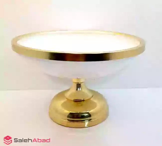 فروش عمده میوه خوری فلزی گرد پایه دار