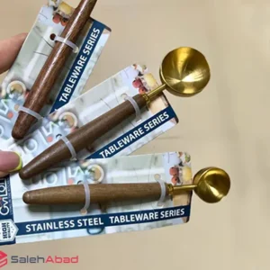 فروش عمده پیمانه فلزی دسته چوبی شنگیا