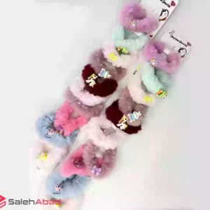 فروش عمده کش مو خز دار طرح دونات