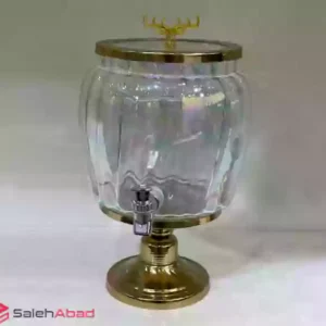 فروش عمده کلمن شیشه ای هولوگرامی طرح گوزن