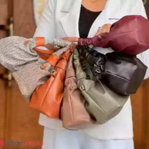 فروش عمده کیف دوشی چرم مصنوعی زنانه