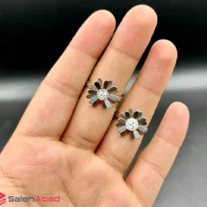 فروش عمده انگشتر نگین دار طرح گل بابونه