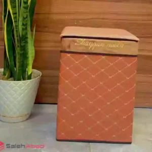 فروش عمده پاف باکس دار مکعبی چرمی