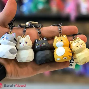 فروش عمده جاکلیدی پلی استر طرح گربه