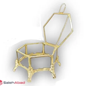 فروش عمده جعبه انگشتر شیشه ای شش ضلعی