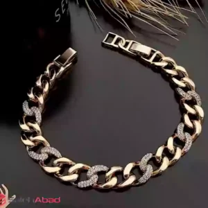 فروش عمده دستبند زنجیری نگین دار