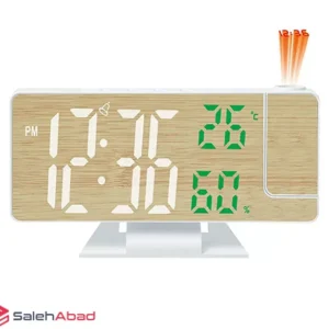 فروش عمده ساعت رومیزی بامبو پروژکتوری