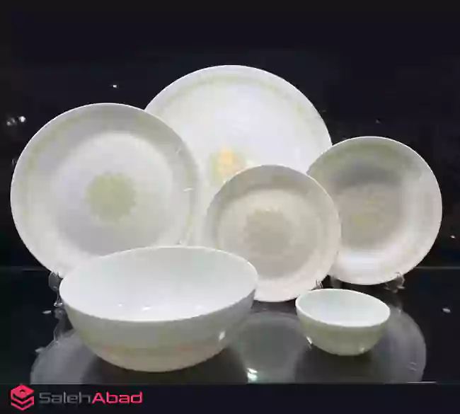 فروش عمده ست غذاخوری 26 پارچه گلدار دینو