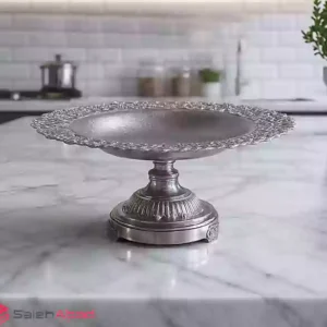 فروش عمده شیرینی خوری پایه دار نقره ای