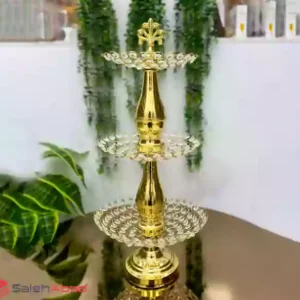 فروش عمده شیرینی خوری سه طبقه نگین دار