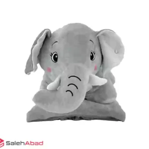 فروش عمده عروسک فیل پتو دار پولیشی