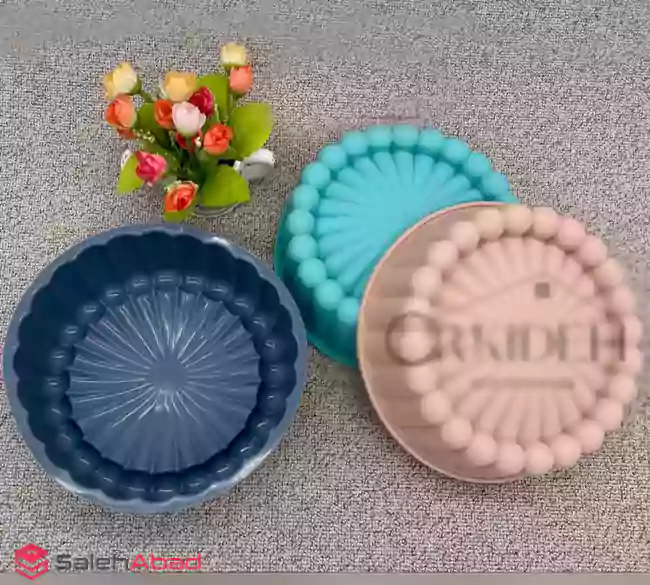 فروش عمده قالب ژله و کیک سیلیکونی گرد