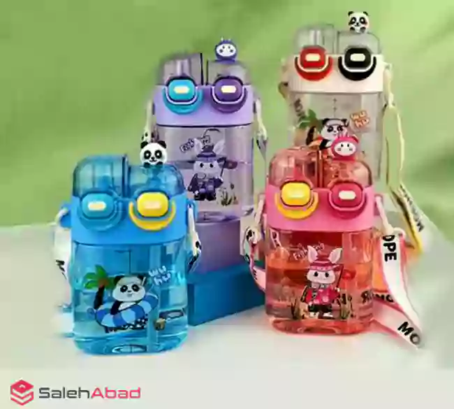 فروش عمده قمقمه دو مخزنه کودک طرح عروسکی
