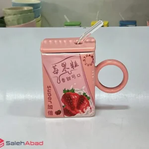 فروش عمده ماگ اسموتی پاکت شیر توت فرنگی